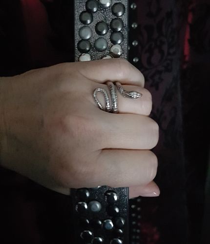 Customer photo review of Python Ring