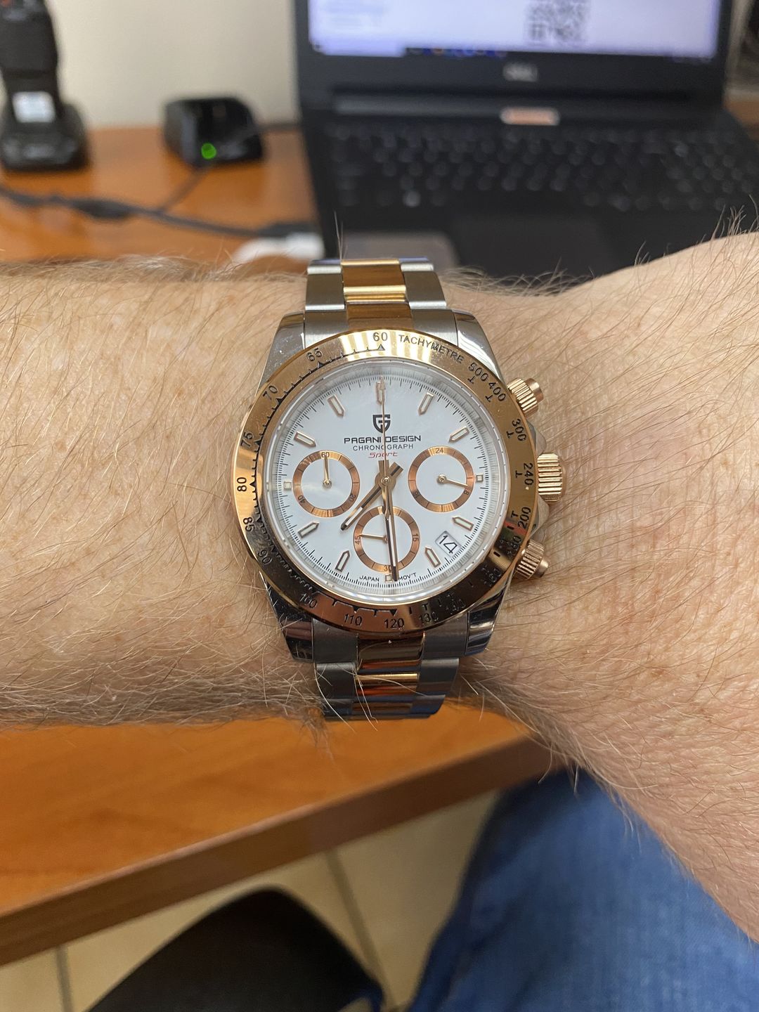 Customer photo review of Pagani Design PD-1644 "Daytona" Watch