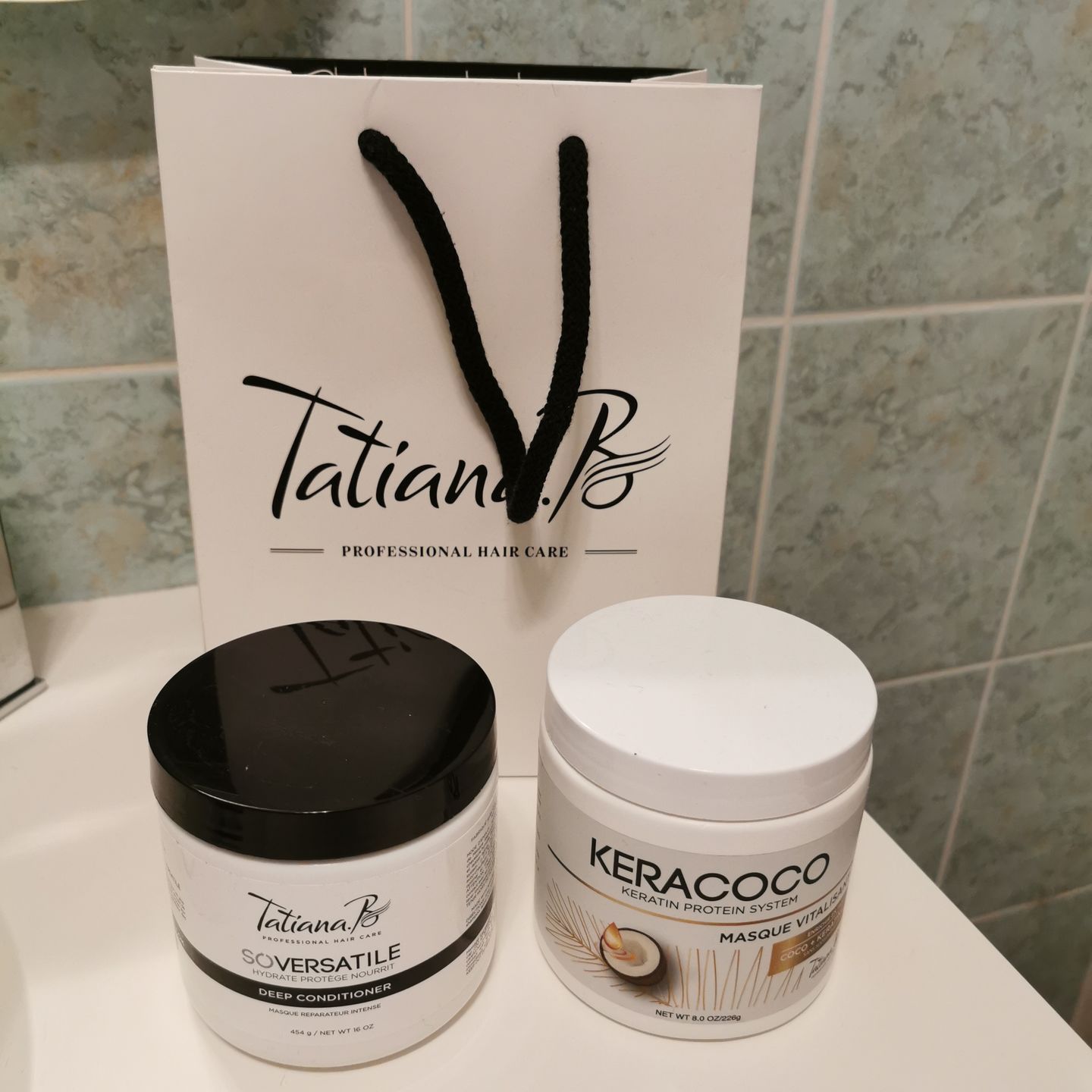 Customer photo review of MASQUE HYDRATANT CHEVEUX DESHYDRATES  - SO VERSATILE