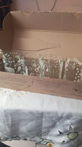 Customer photo review of Flora & Fauna Juego de 4 Vasos