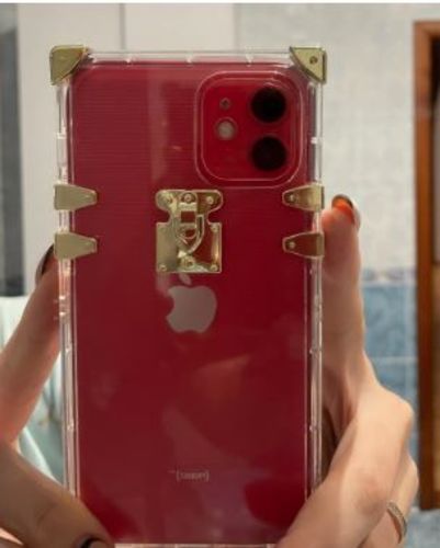 Customer photo review of Bling Metal Conch iPhone Case