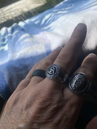Customer photo review of TRIQUETRA VIKING RING