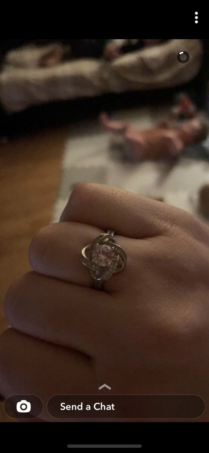 Customer photo review of Daughter | I Held You First | Love Knot Ring
