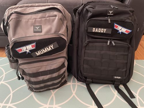 Customer photo review of Tacpac 'D-Ploy' Blackhawk Nappy Bag Set
