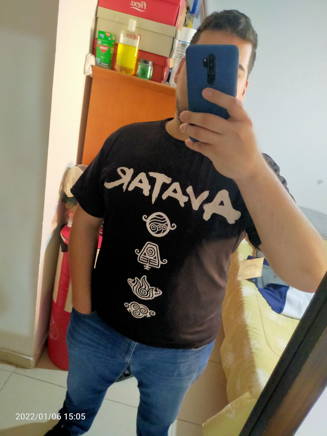 Customer photo review of Playera Pijama Avatar 4 Naciones