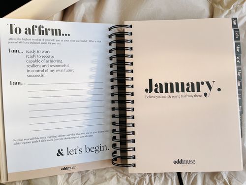 Customer photo review of You Get What You Work For 2022 Planner