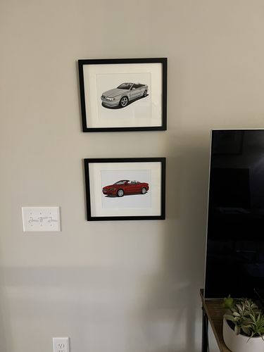 Customer photo review of Custom Car Portrait