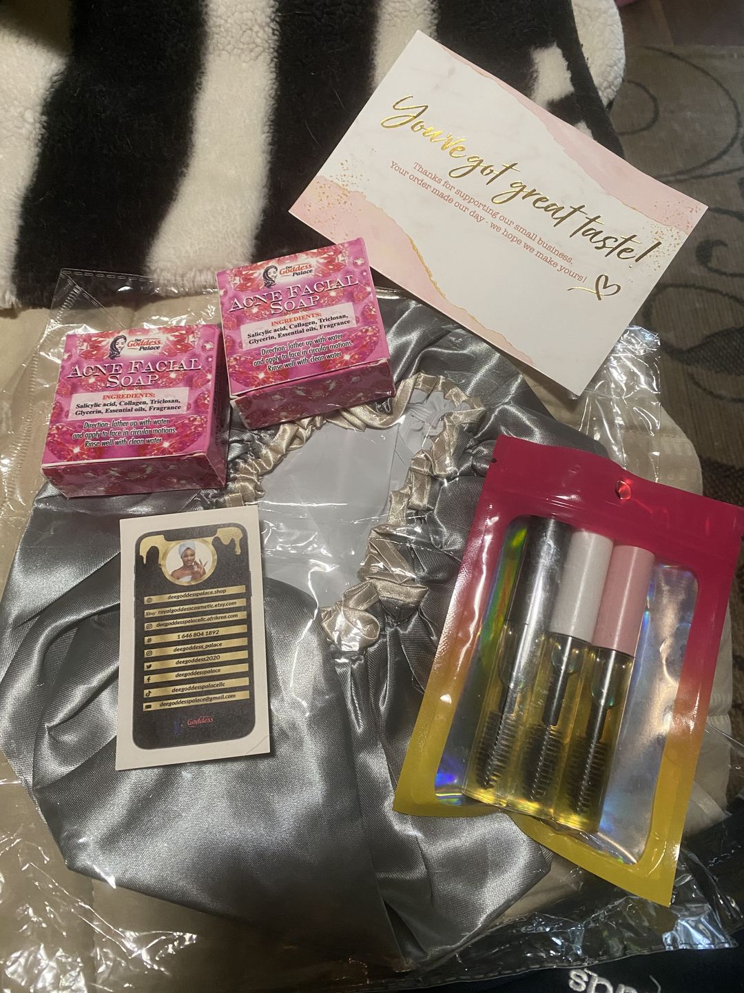 Customer photo review of Lash & Brow Growth Serum