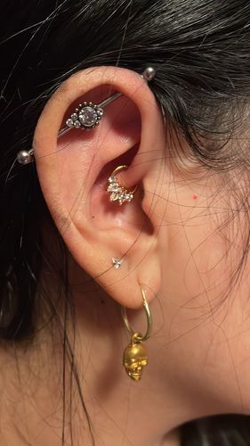 Customer photo review of Piercing Destiny Daith y Septum