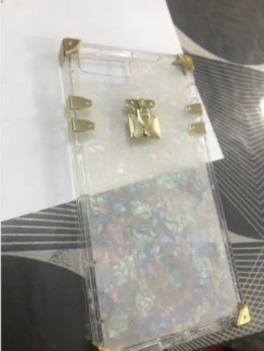 Customer photo review of Bling Metal Conch iPhone Case
