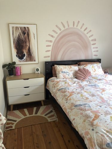 Customer photo review of Sunshine - Dusty Pink Decal
