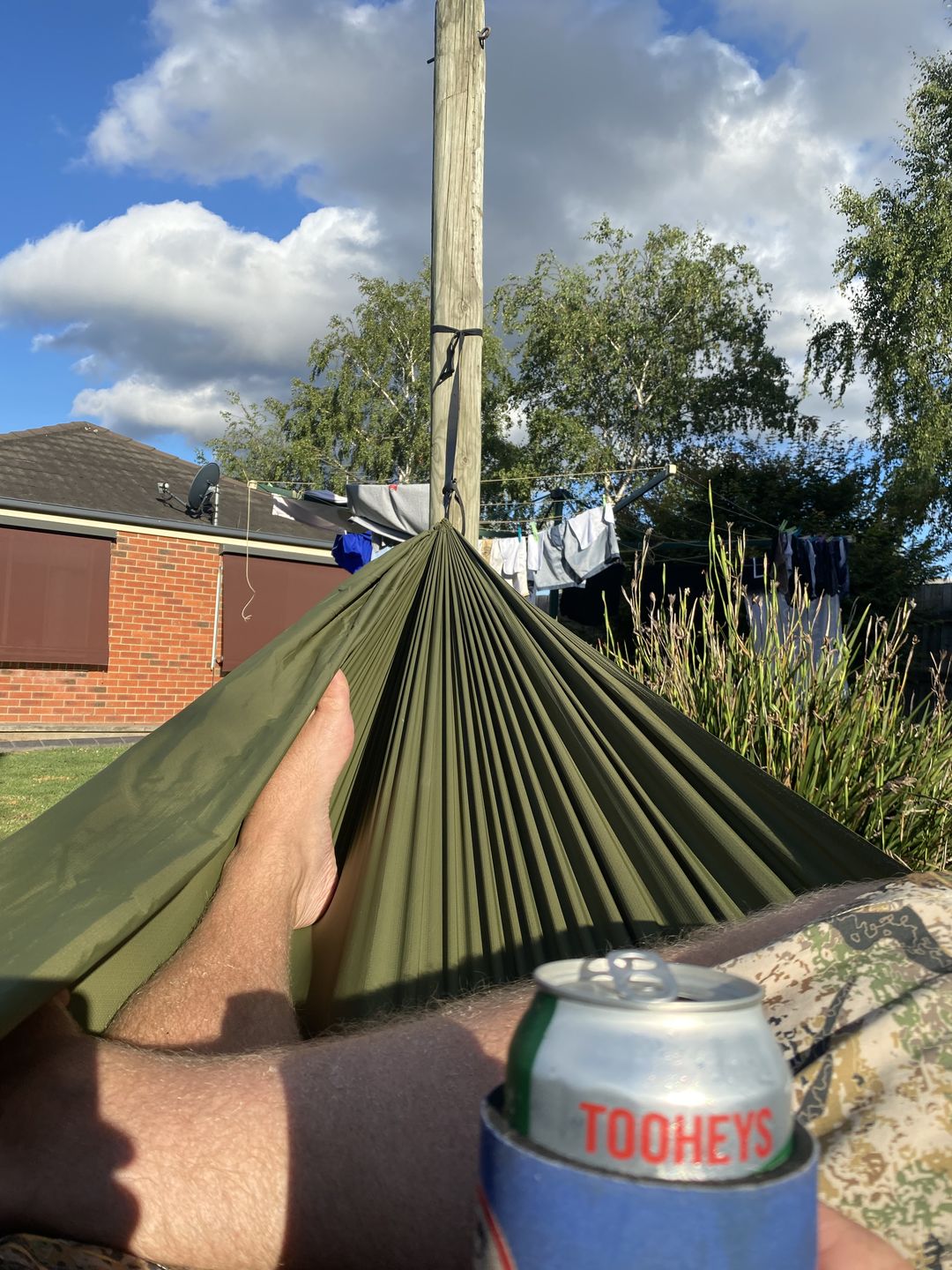 Customer photo review of Ultralight Hammock Set
