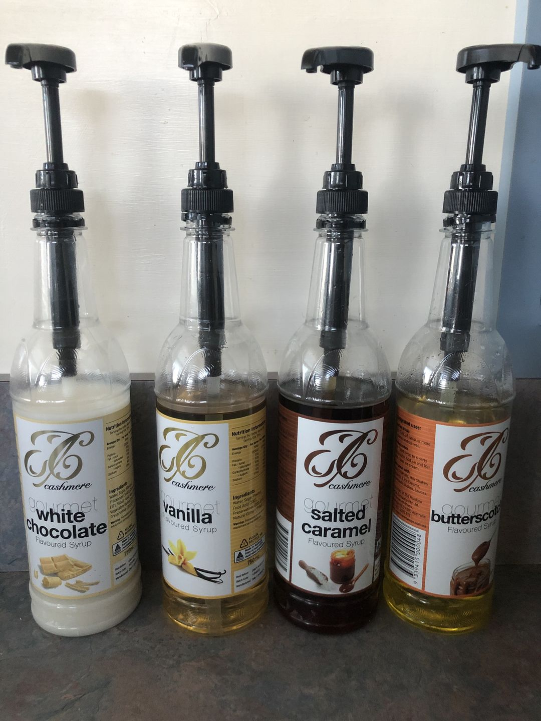 Customer photo review of Vanilla Coffee Syrup