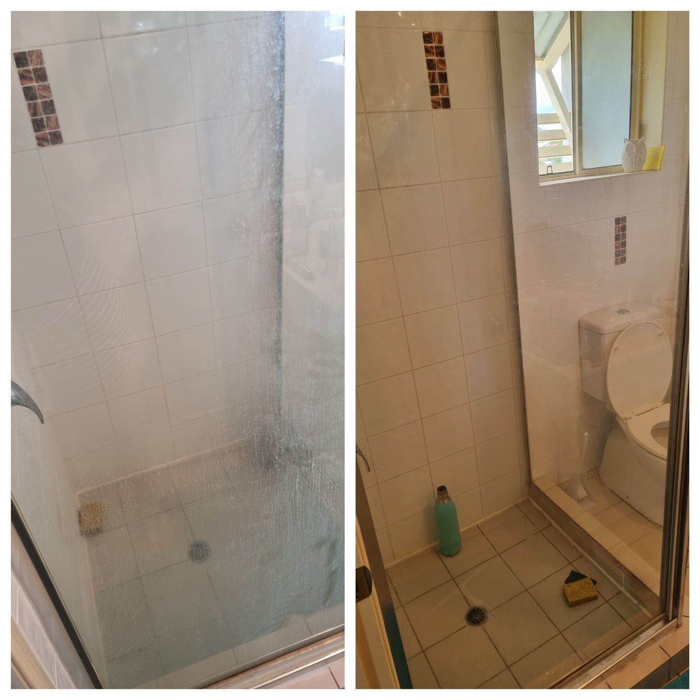 Customer photo review of GLASSGUARD™ Glass Restoration Stain Remover