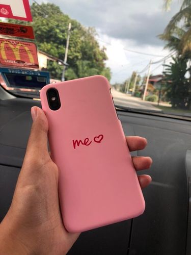 Customer photo review of Love Heart iPhone Case