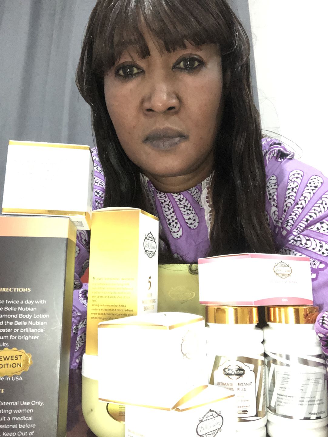 Customer photo review of Diamond Lightening Serum