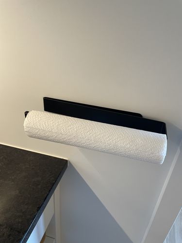 Customer photo review of FOLD Paper Towel Holder