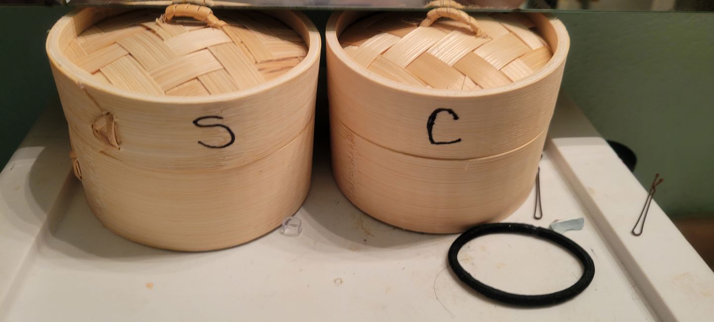 Customer photo review of Bamboo Bar Holder