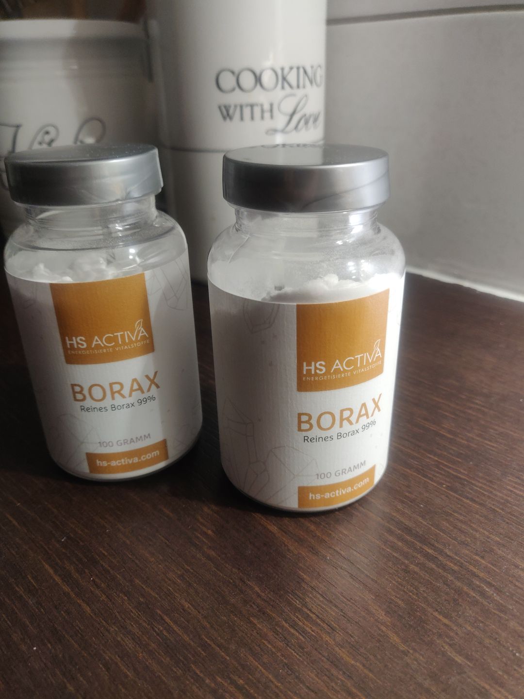 Customer photo review of Borax I Pharmazeutische Reinheit 99,9% I 100 Gramm