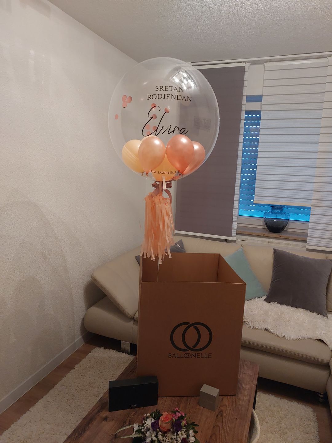 Customer photo review of Nude Designer Ballon