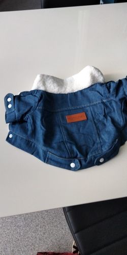 Customer photo review of Giacca Di Jeans Scura