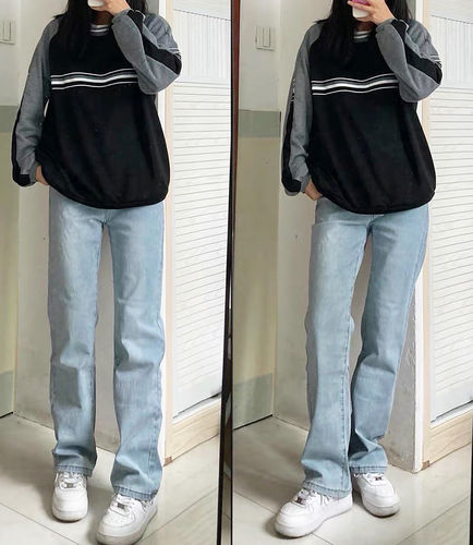 Customer photo review of Meet Me On Campus Sweatshirt