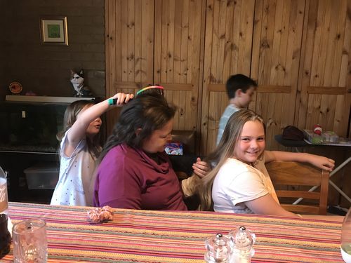 Customer photo review of Classic Detangler Hairbrush
