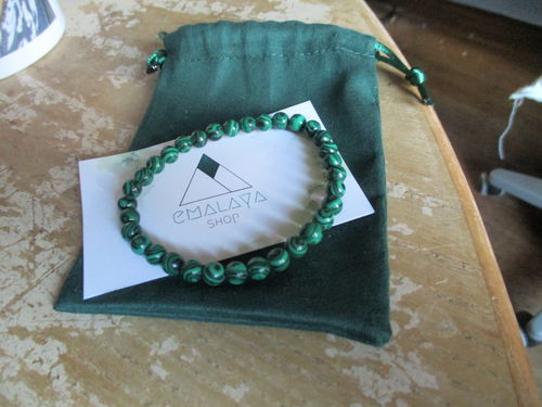 Customer photo review of Bracelet "Relation" en Malachite