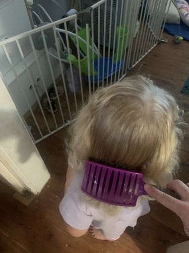 Customer photo review of Classic Detangler Hairbrush