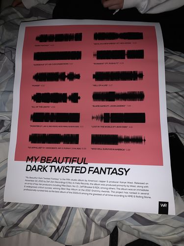 Customer photo review of "My Beautiful Dark Twisted Fantasy"