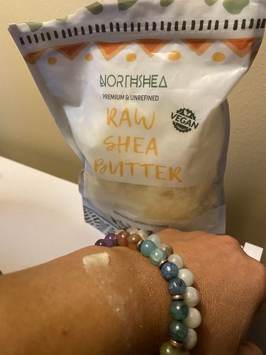 Customer photo review of Premium + Authentic Raw Shea Butter