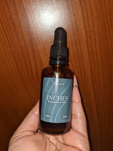 Customer photo review of Inches - Hair & Beard Oil