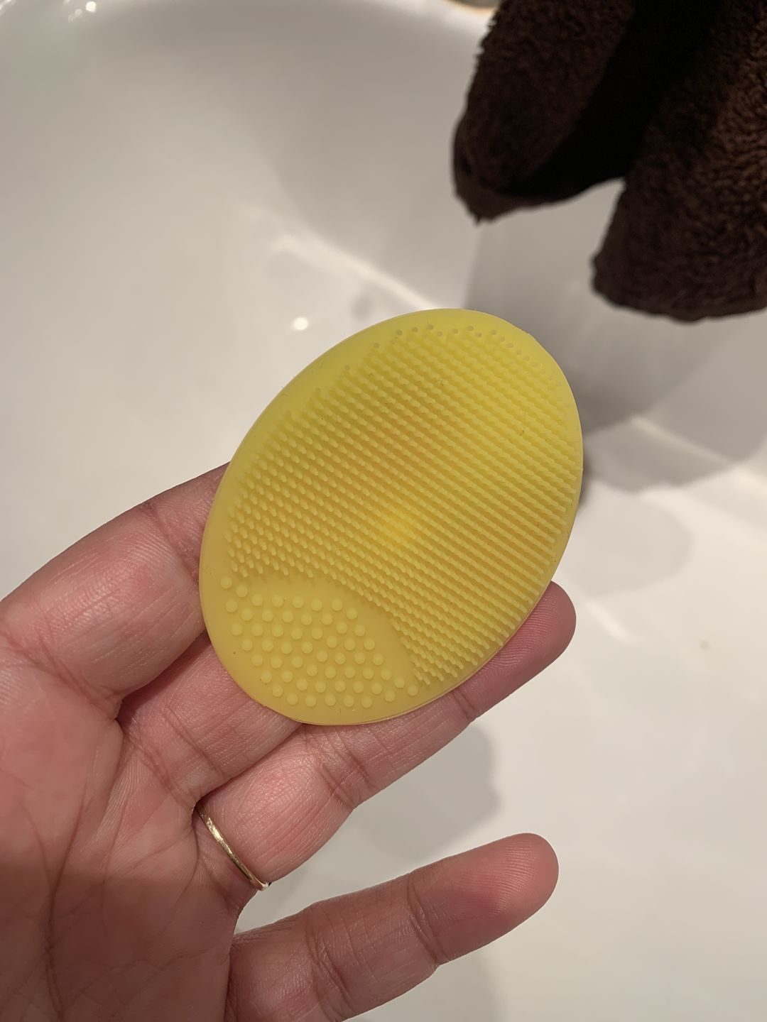Customer photo review of Brosse silicone (nettoyage/massage)