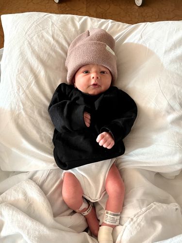 Customer photo review of Soft Knitted Cuff Beanie