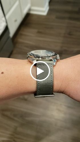 Customer video review of Kwik Change - Gray Watch Strap