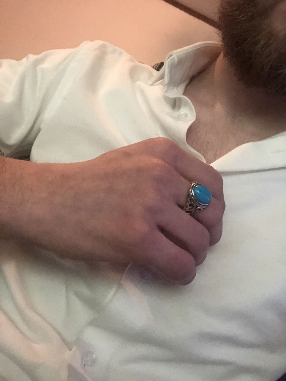 Customer photo review of Blue Eyes- 925 Silver