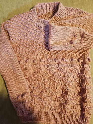 Customer photo review of Baby Mystery Knitting Box