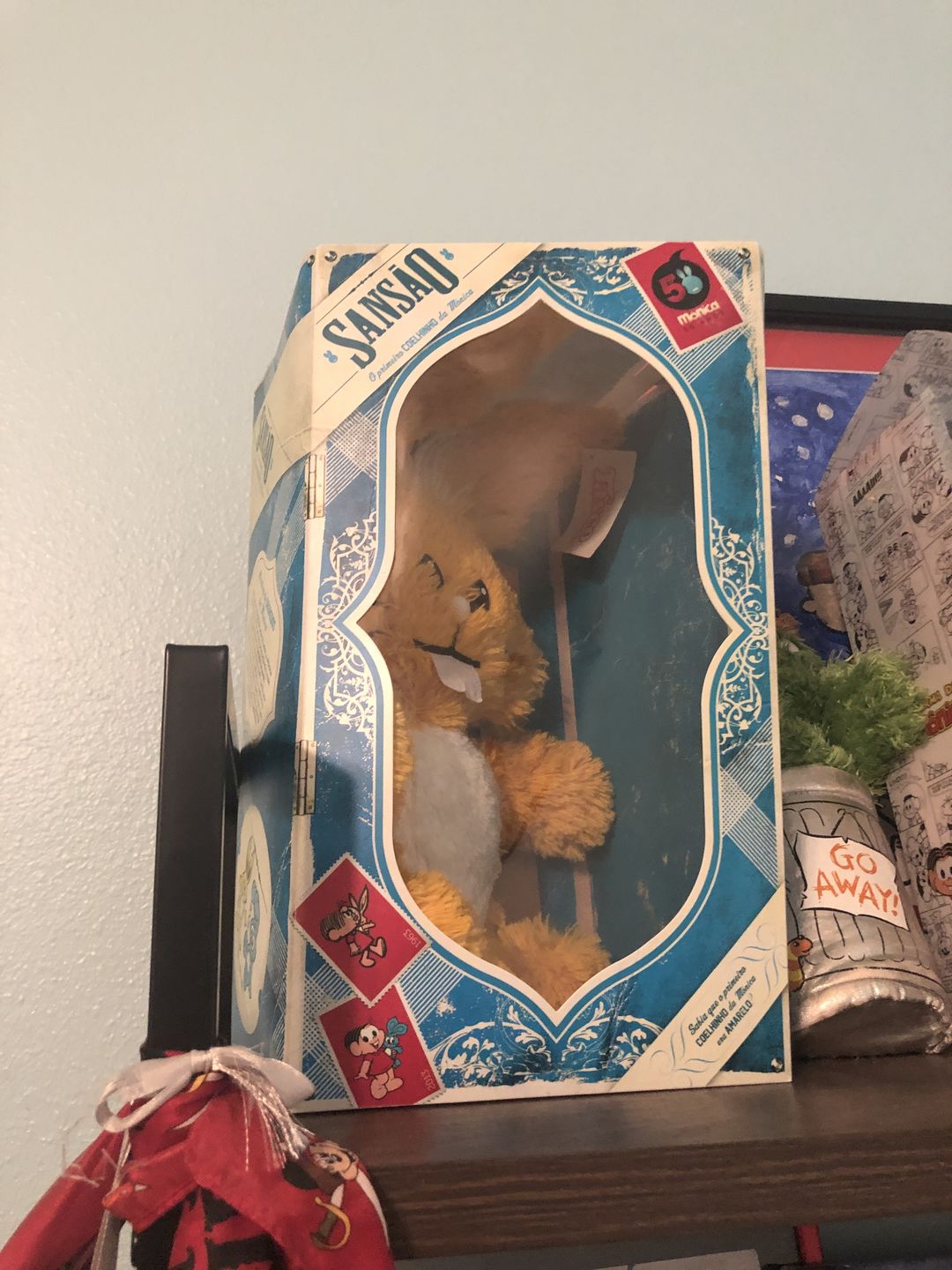 Customer photo review of Original Special Edition 50 Years Tasco Turma da Monica Yellow Sansão Plush Toy