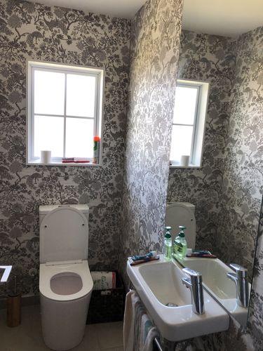 Customer photo review of Asian Garden Wallpaper - 5 Colours