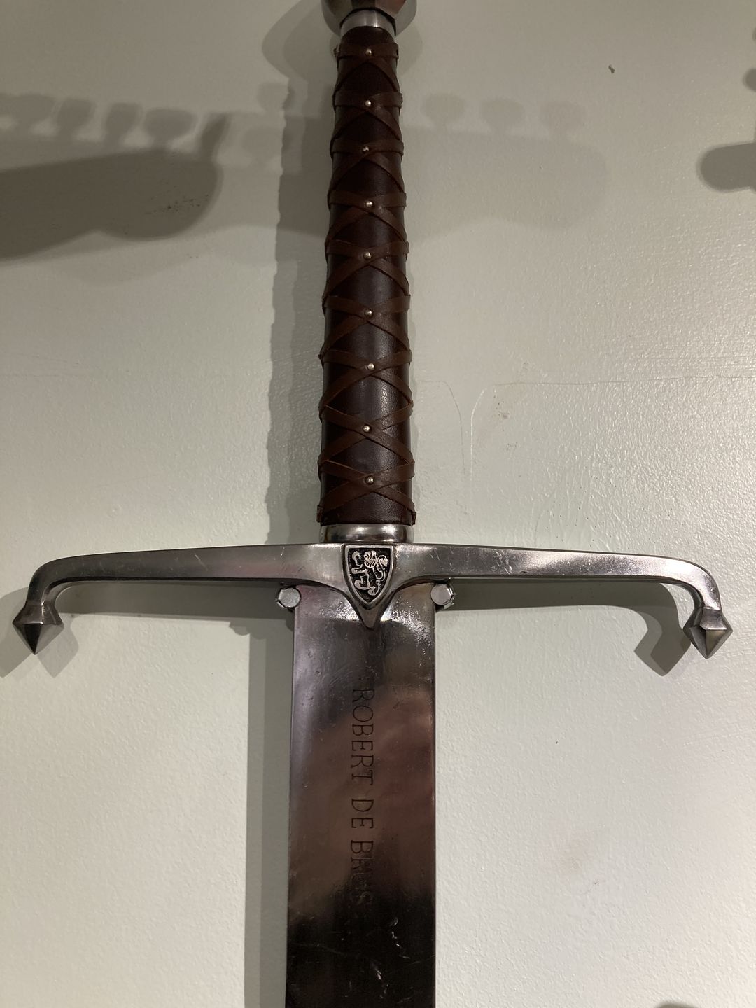 Customer photo review of Sword Hanger