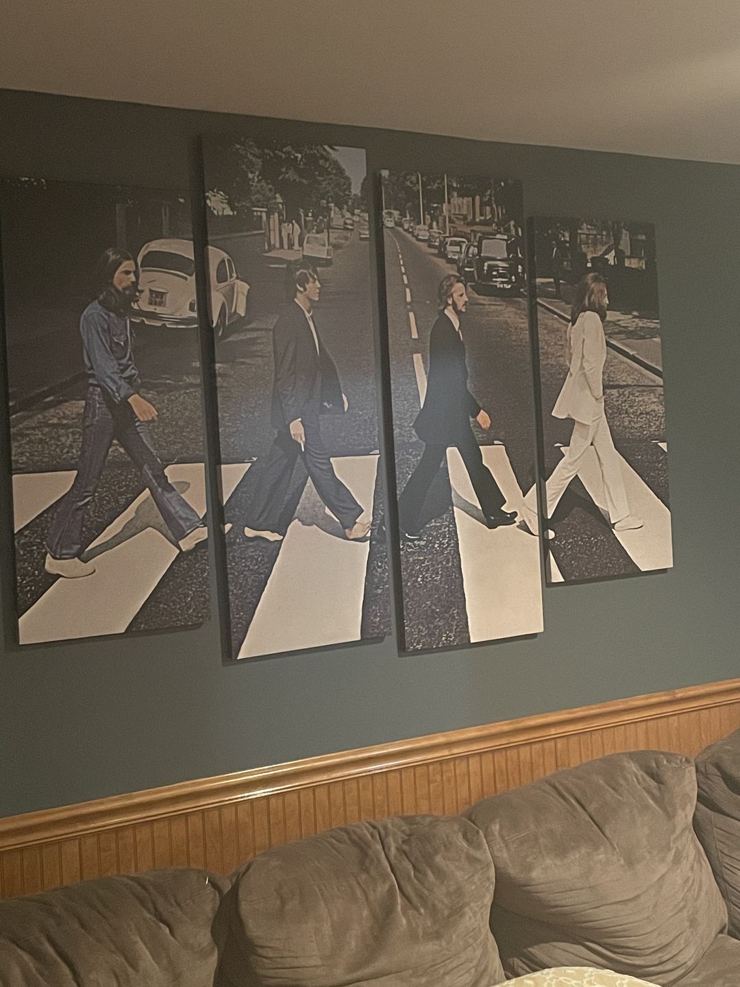 Customer photo review of Abbey Road Wall Art