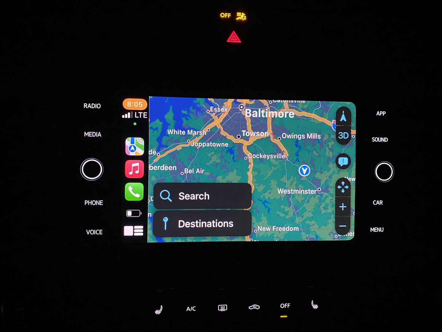 Customer photo review of VW MK7 Golf/GTI/GolfR/E-Golf 8" Glass Display Retrofit Kit (Nav/Non Nav)