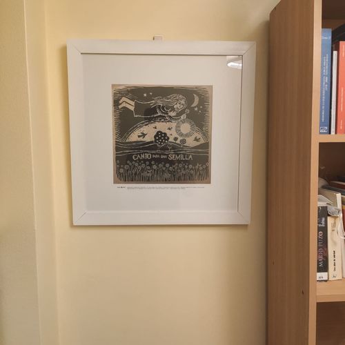 Customer photo review of Carátula Enmarcada "Canto para una semilla"