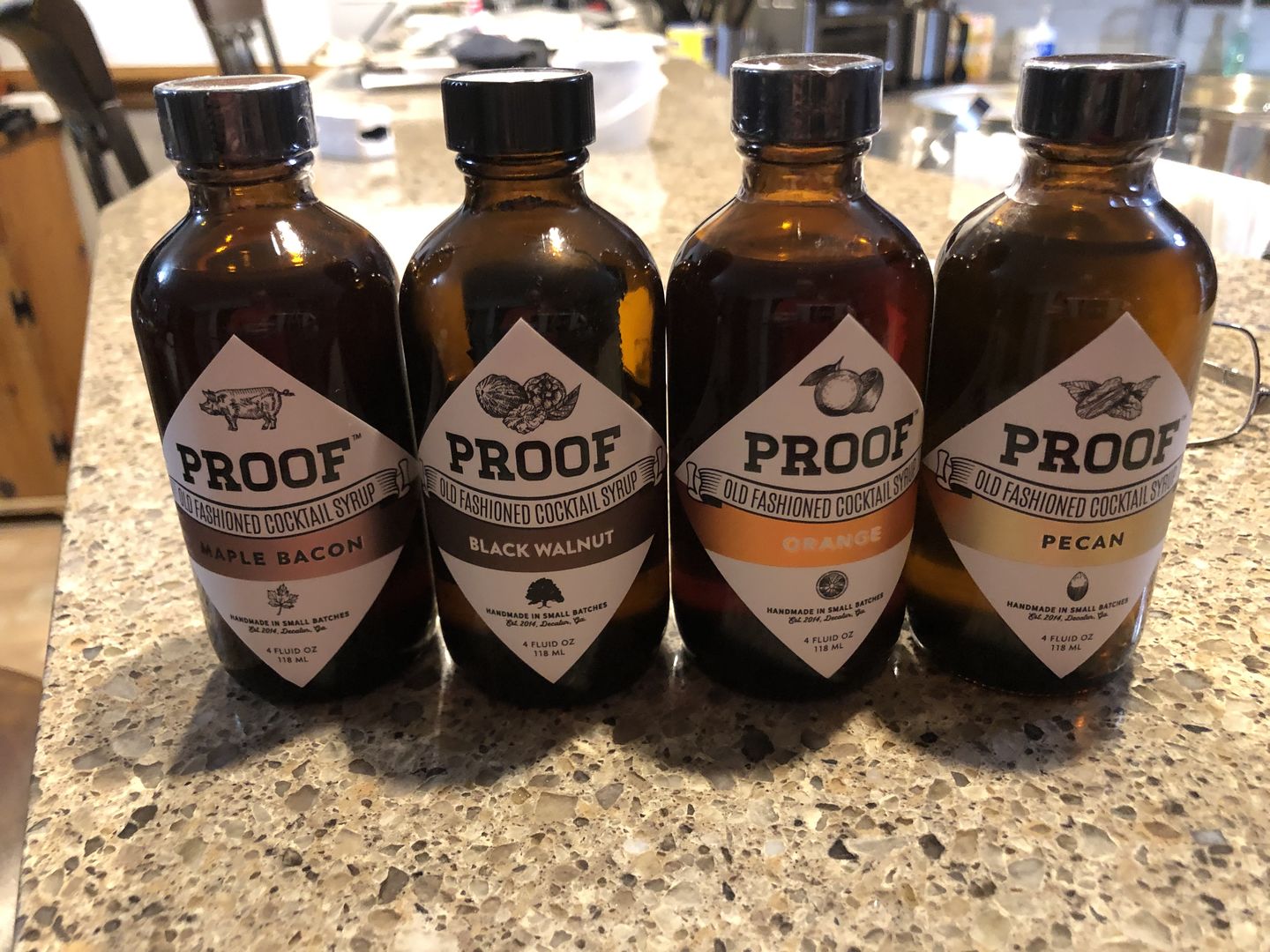 Customer photo review of Old Fashioned Cocktail Syrup Mini Set