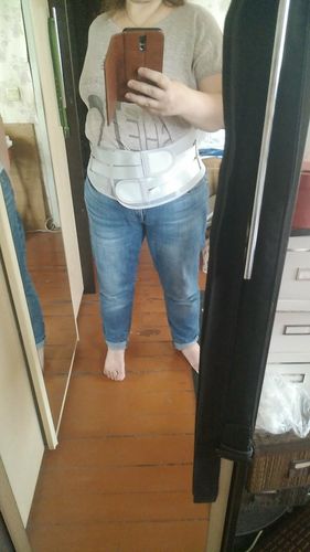 Customer photo review of HexoLumbar™ Back Pain Relief Support Brace