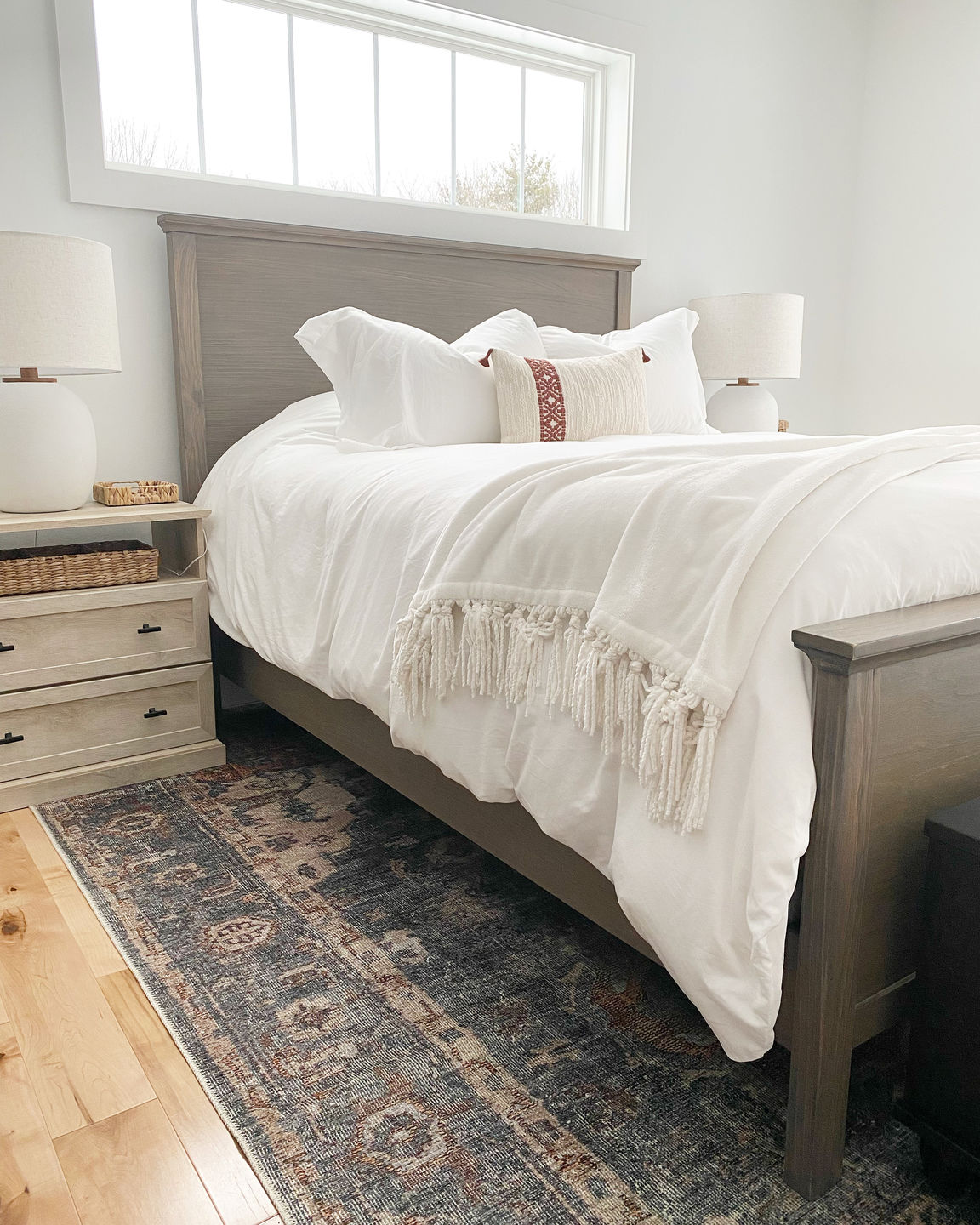 Customer photo review of Distressed Vintage Cezanne Rabbit Gray Inca Gold Area Rug