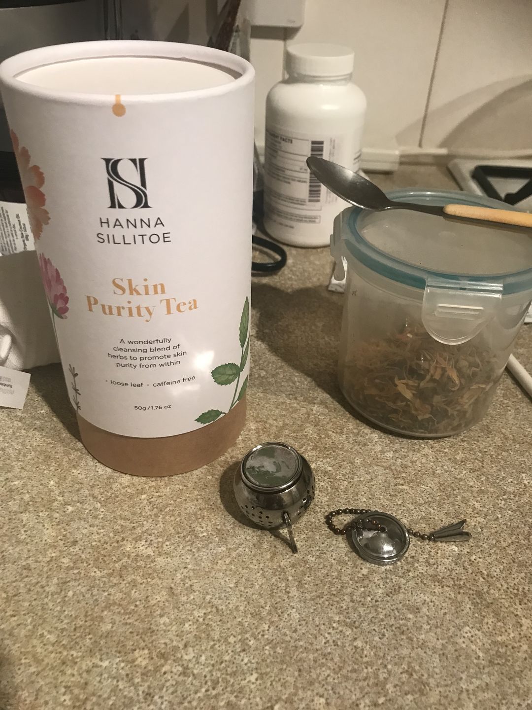 Customer photo review of Skin Purity Tea