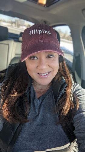 Customer photo review of Filipina Embroidered Vintage Cotton Twill Cap