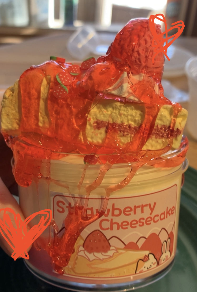 Customer photo review of Strawberry Cheesecake