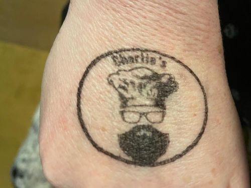 Customer photo review of Self-Inking Face Stamp
